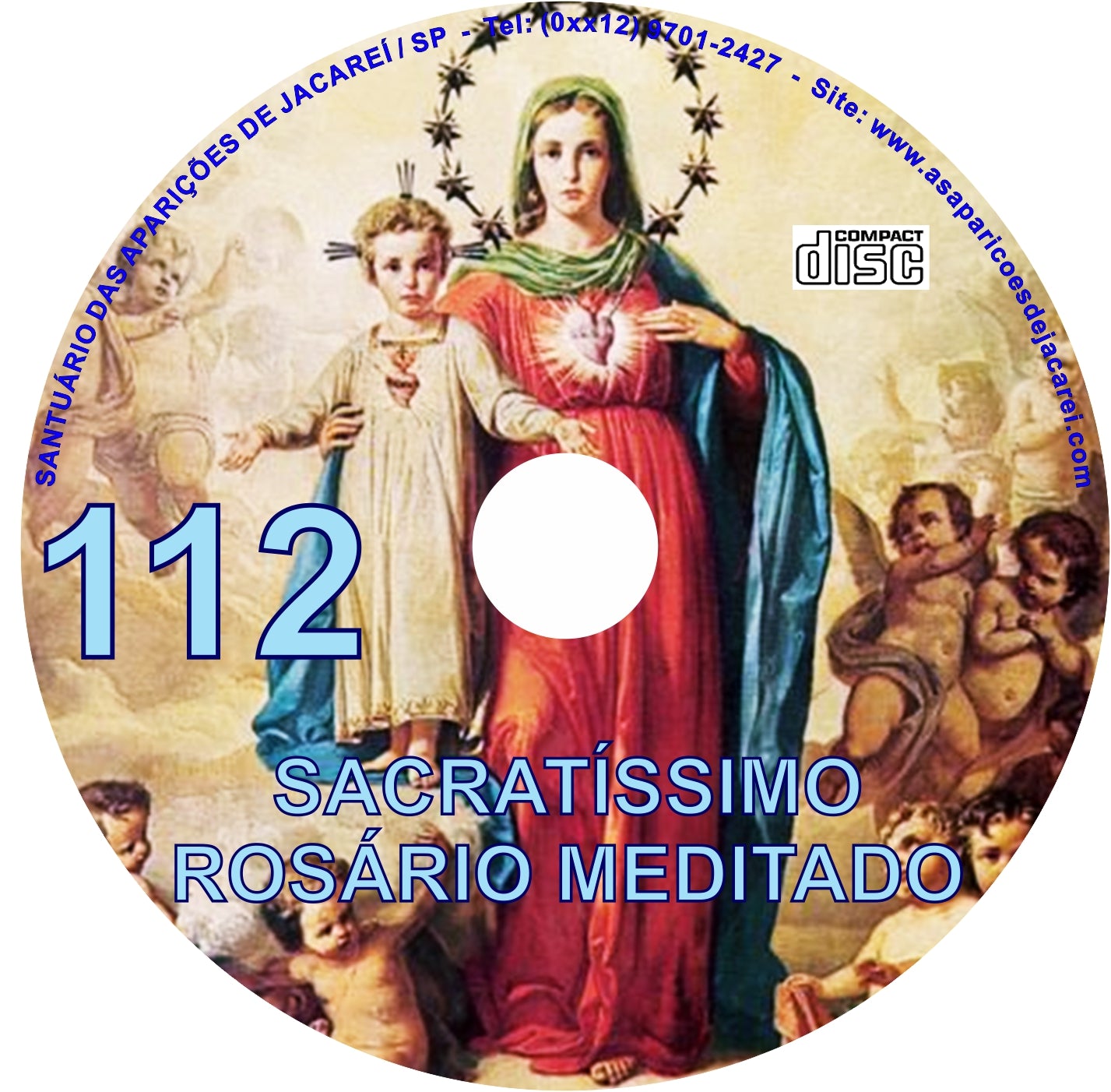 CD Rosário Meditado 112 CD Rosário Meditado 112